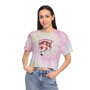 Tie Dye Crop Tee Shirt for Women - Last American Girl