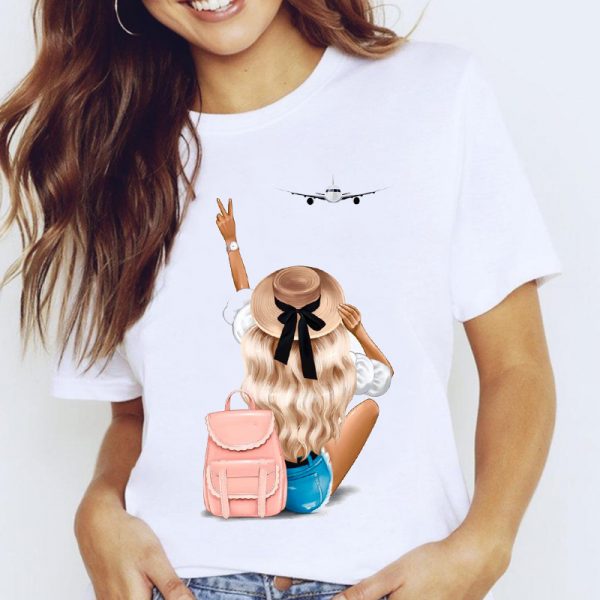Printed T Shirts for Women | Ladies Top Tee - Last American Girl
